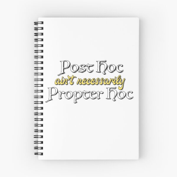 Item preview, Post Hoc Ain't Necessarily Propter Hoc (clean version) designed and sold by Voice0Reason.