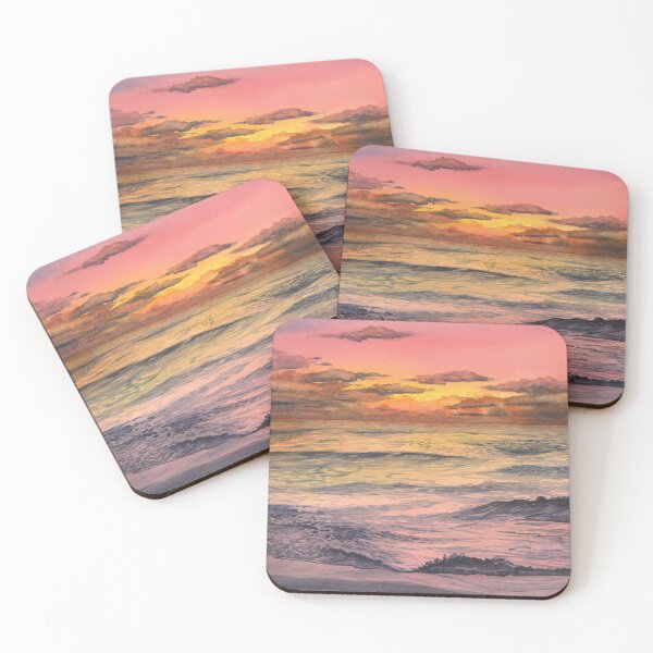 Item preview, Kure Beach Surf Sunrise designed and sold by bartgelesh.