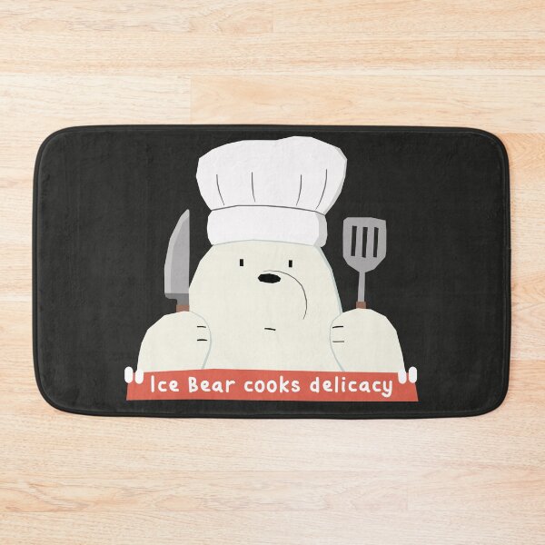 Item preview, We Bare Bears ™ | Ice Bear quote: “Ice Bear cooks delicacy”. designed and sold by EliSoft.