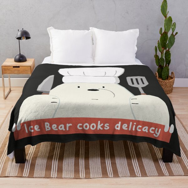 Item preview, We Bare Bears ™ | Ice Bear quote: “Ice Bear cooks delicacy”. designed and sold by EliSoft.