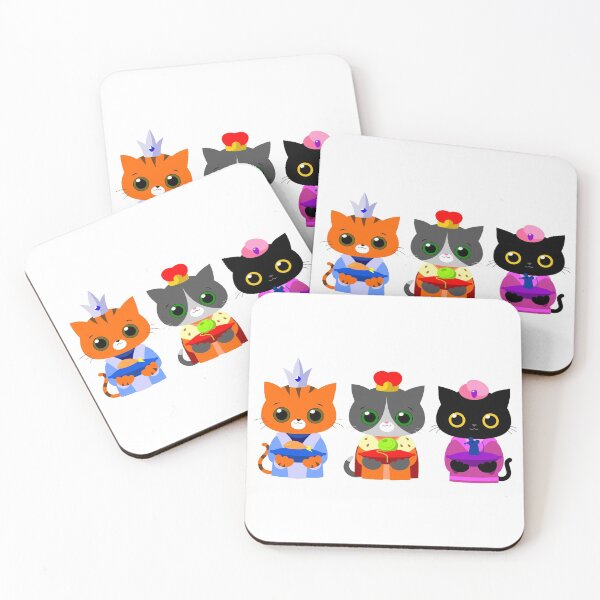 Item preview, The Three Wise Cats designed and sold by tudi.