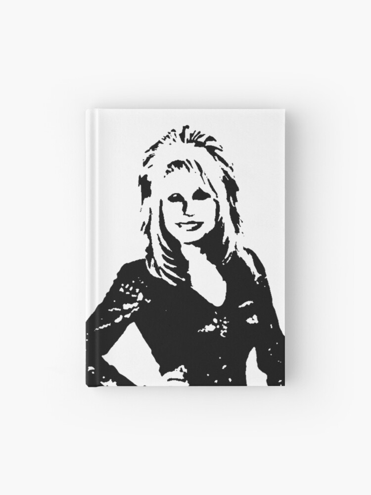 Dolly Parton Silhouette Hardcover Journal By Tziggles Redbubble