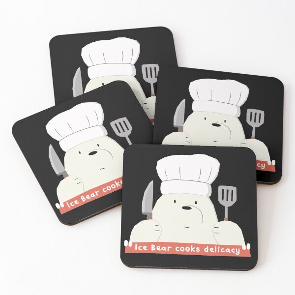 Item preview, We Bare Bears ™ | Ice Bear quote: “Ice Bear cooks delicacy”. designed and sold by EliSoft.
