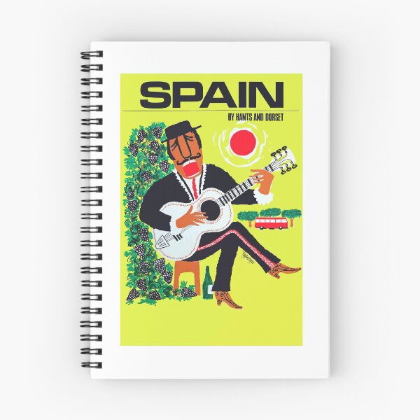 Item preview, 1960 Spain Guitar Player Travel Poster designed and sold by retrographics.