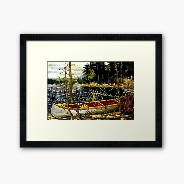 THE CANOE : Vintage 1917 Tom Thomson Algonquin Park Art Print Framed Art Print