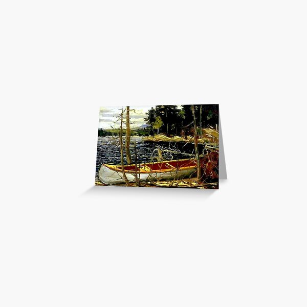 Item preview, THE CANOE : Vintage 1917 Tom Thomson Algonquin Park Art Print designed and sold by posterbobs.