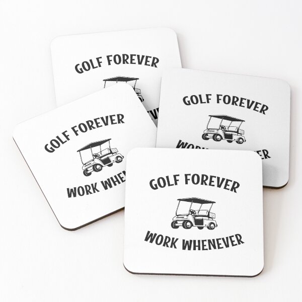 Item preview, Golf Forever Work Whenever Golf Cart Design designed and sold by strengthdesign.
