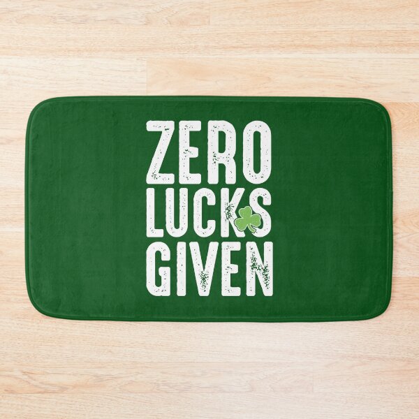 Item preview, Zero Lucks Given St Patricks Day humor lucky shamrock leaf designed and sold by alenaz.