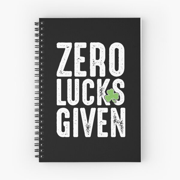 Item preview, Zero Lucks Given St Patricks Day humor lucky shamrock leaf designed and sold by alenaz.