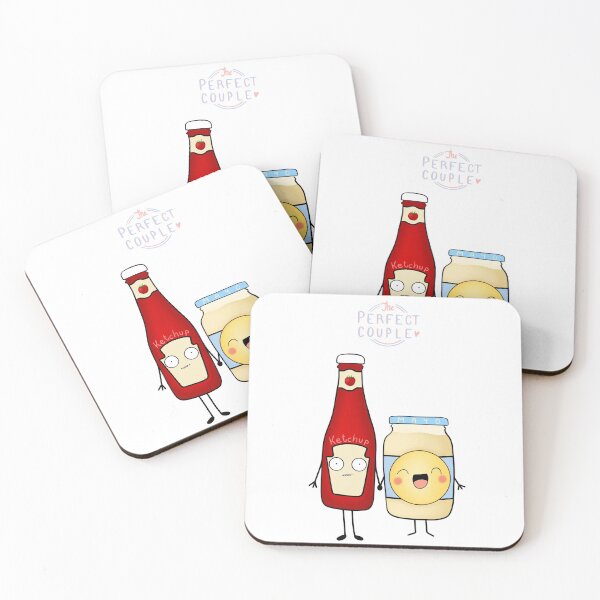 Item preview, Ketchup and Mayo - couple designed and sold by PinkShinyArt.