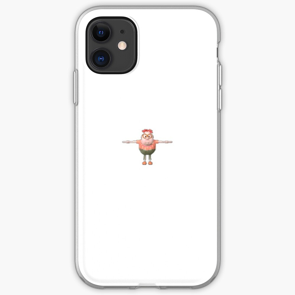 Carl Wheezer T Pose Iphone Case Cover By Bubbleredseller Redbubble - t pose meme but in roblox