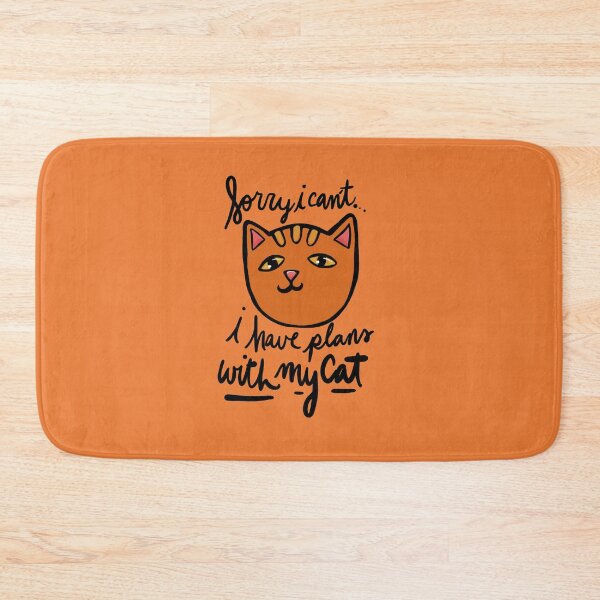 Item preview, Sorry I can't I have plans with my cat  designed and sold by FrictionMaxxing.