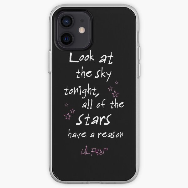 Lil Peep Star Shopping Letras de Canciones Rosa - Lil Peep Merch Funda blanda para iPhone