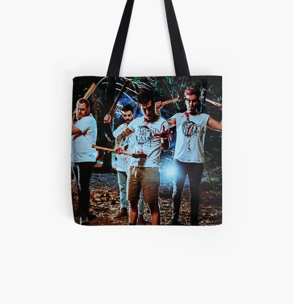 Large Iconic Retro Tote Bag Blue Tropical Fish Shoulder Bag UBU Republic
