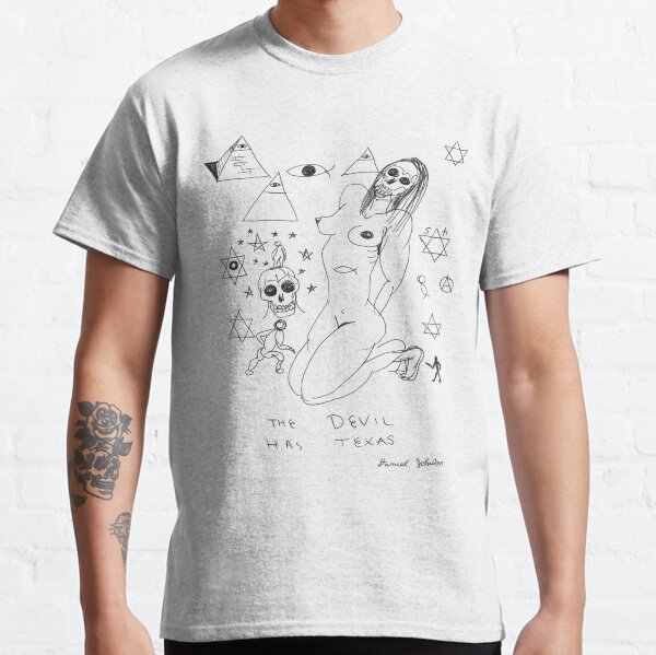 Item preview, Daniel Johnston - The Devil Has Texas - BLACK PRINT designed and sold by CONSTANT-SORROW.