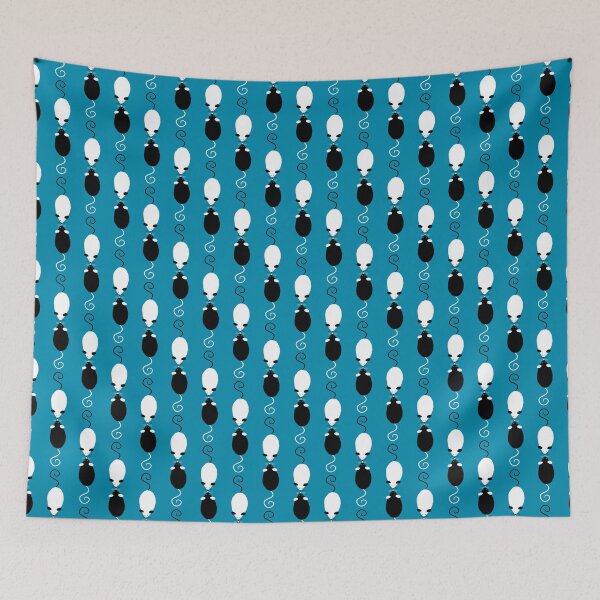 Item preview, Ratty Kisses (Teal) designed and sold by Sydney Newman.