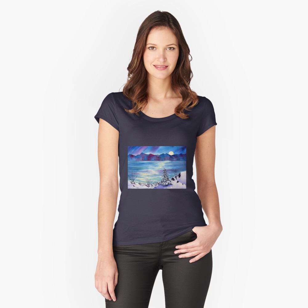 Item preview, Fitted Scoop T-Shirt designed and sold by stramer.