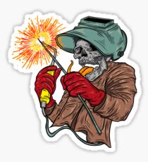 Welder Skull Sticker