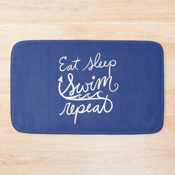 Item preview, Eat sleep swim repeat  designed and sold by FrictionMaxxing.