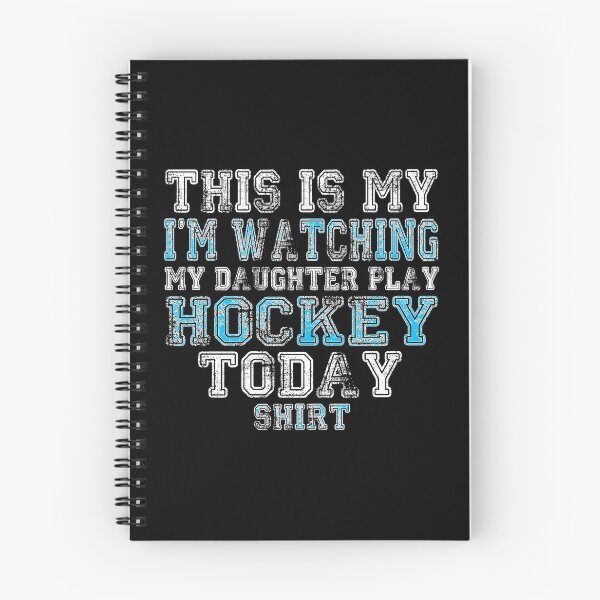 Item preview, This Is My I'm Watching My Daughter Play Hockey Today Shirt designed and sold by nikkidawn74.