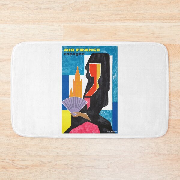 Aperçu de l'œuvre 1963 Air France Espagne Espagne Travel Poster créée et vendue par retrographics.