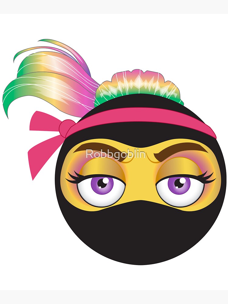Ninja Emoji Balayage by Robbgoblin