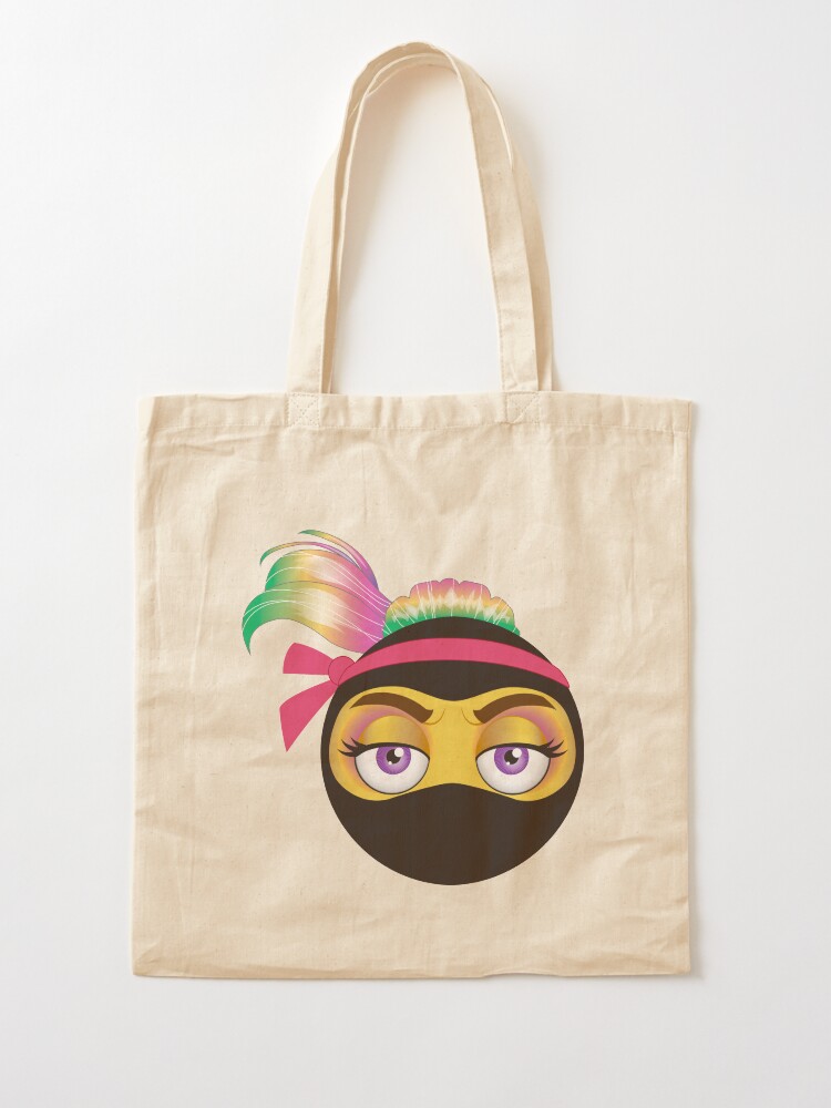 Alternate view of Ninja Emoji Balayage Tote Bag