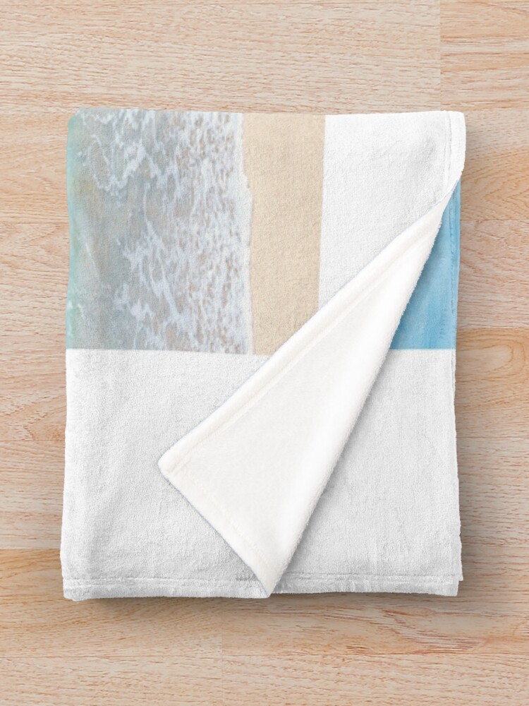 Thumbnail 3 of 6, Throw Blanket, Sea summer Beach designed and sold by conceptDVS.
