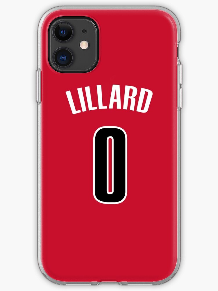 damian lillard red jersey