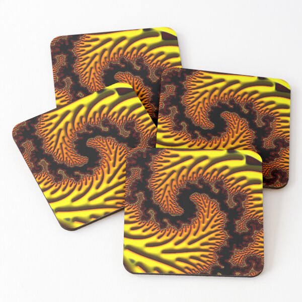 Item preview, Golden Fractal Fern designed and sold by Elisabeth Lucas.