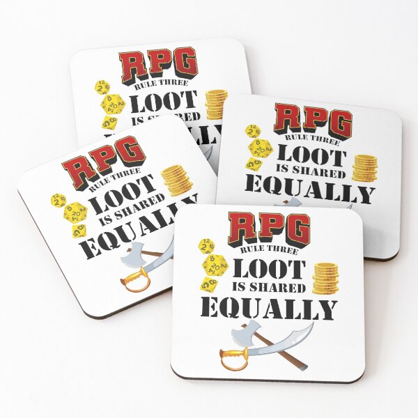 Item preview, RPG rule three: share loot designed and sold by OVMEngemann.
