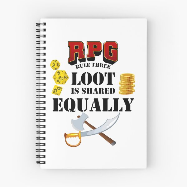 Item preview, RPG rule three: share loot designed and sold by OVMEngemann.