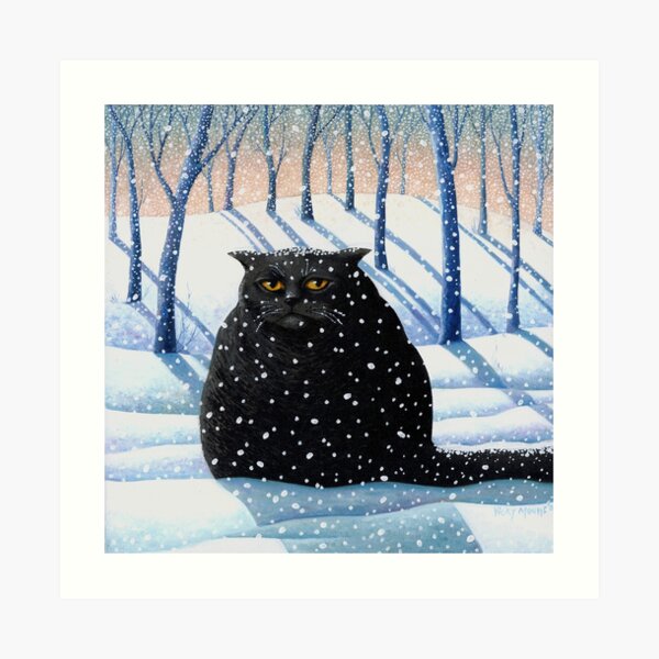 Snowy Art Print