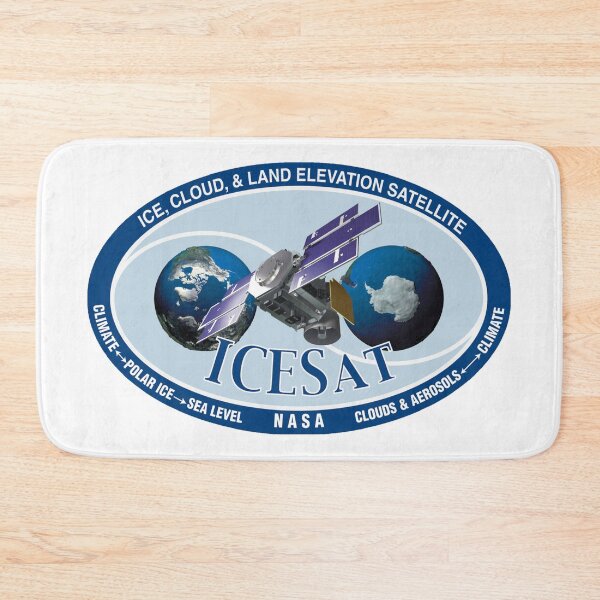 Item preview, ICESat (Ice, Cloud, and land Elevation Satellite) Program Logo designed and sold by Nikki SpaceStuffPlus.