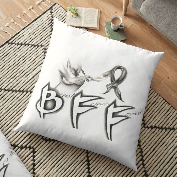 052. Breast Friends Forever 2 Floor Pillow