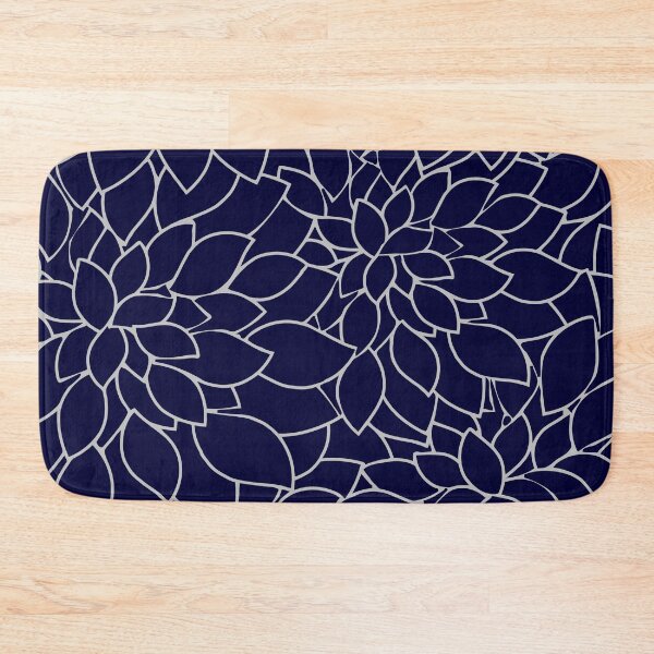 Item preview, Navy Blue Large Dahlia Flower Petals II designed and sold by rewstudio.