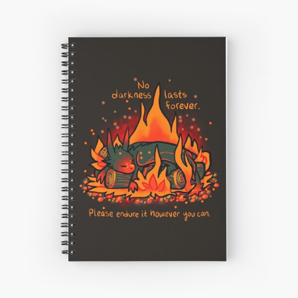 Aperçu de l'œuvre "No Darkness Dours Forever" Dragon de feu de camp créée et vendue par thelatestkate.