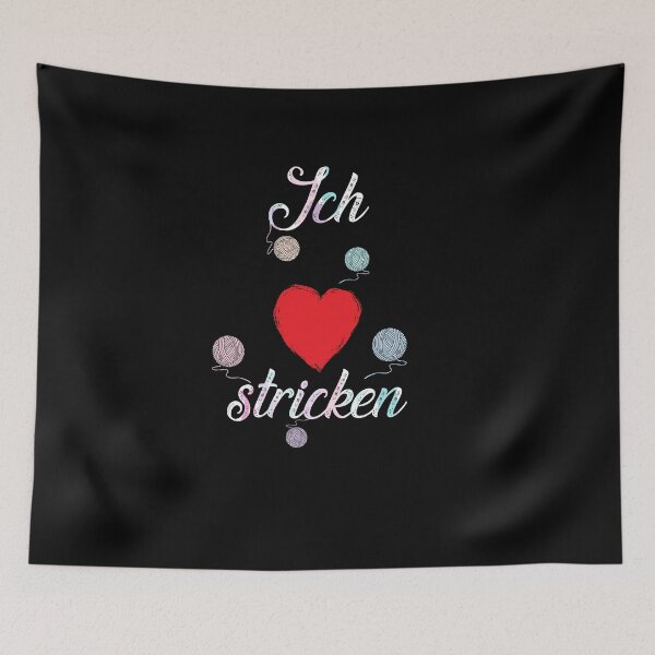 Item preview, I love knitting - german design designed and sold by OVMEngemann.