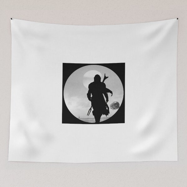 Item preview, Mando Shadow Figure white and black designed and sold by clair-ette.