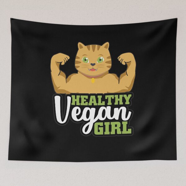 Item preview, Healthy vegan vegan animal love cat gift designed and sold by Twin-.