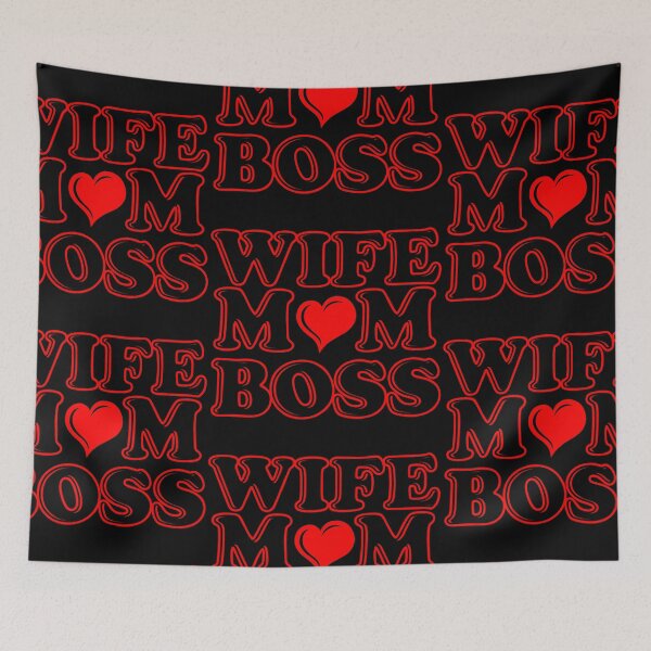 Item preview, Wife mom boss mother's day family friends love designed and sold by Mark Sukra.