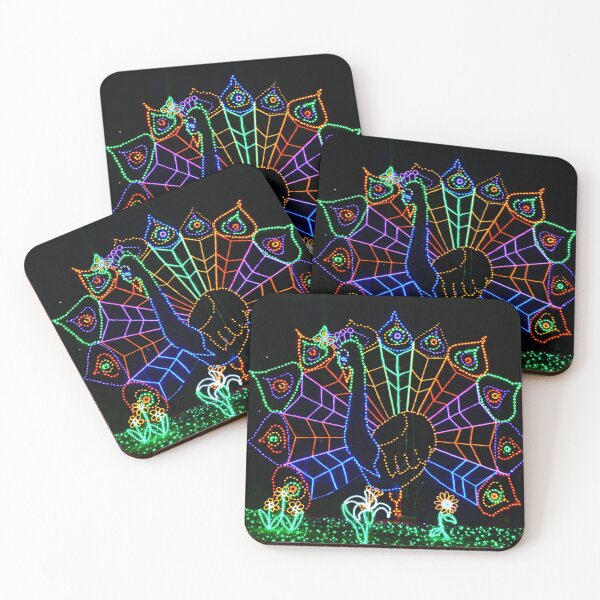 Item preview, Peacock In Lights designed and sold by LisaWootenPhoto.