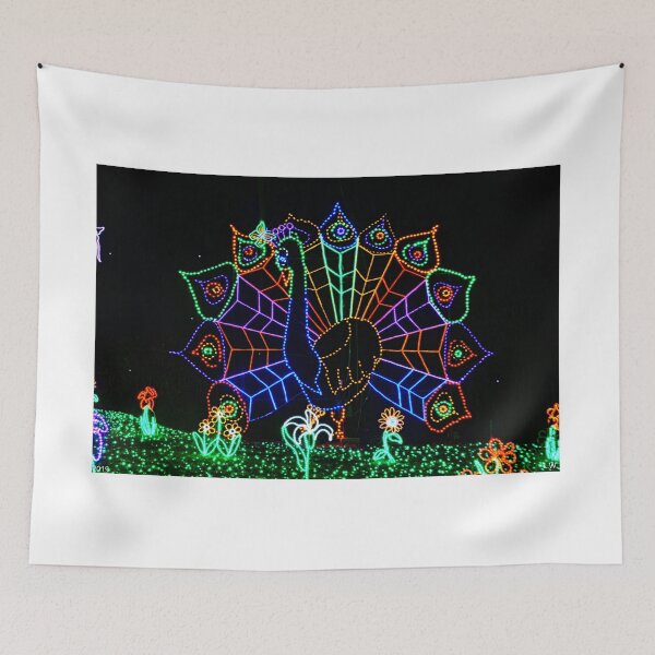 Item preview, Peacock In Lights designed and sold by LisaWootenPhoto.