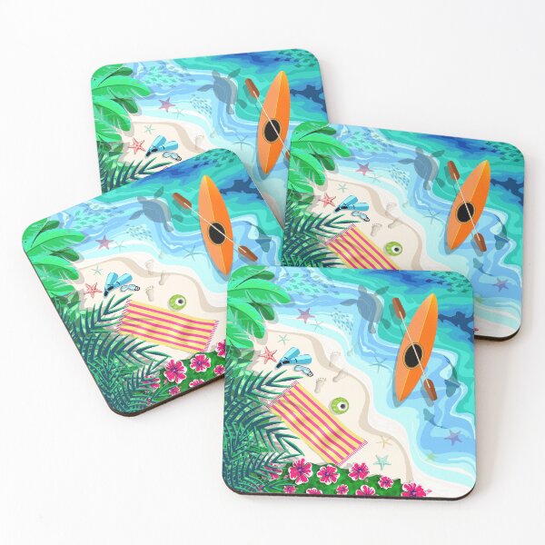 Item preview, Tropical Beach Aerial Drone View designed and sold by BluedarkArt.