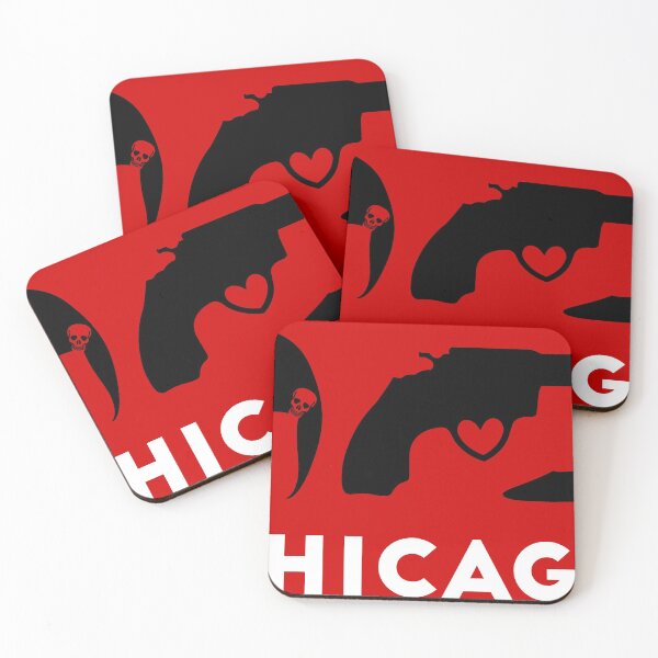 Item preview, Chicago Minimalist Icons (Dark) designed and sold by dcmjs.