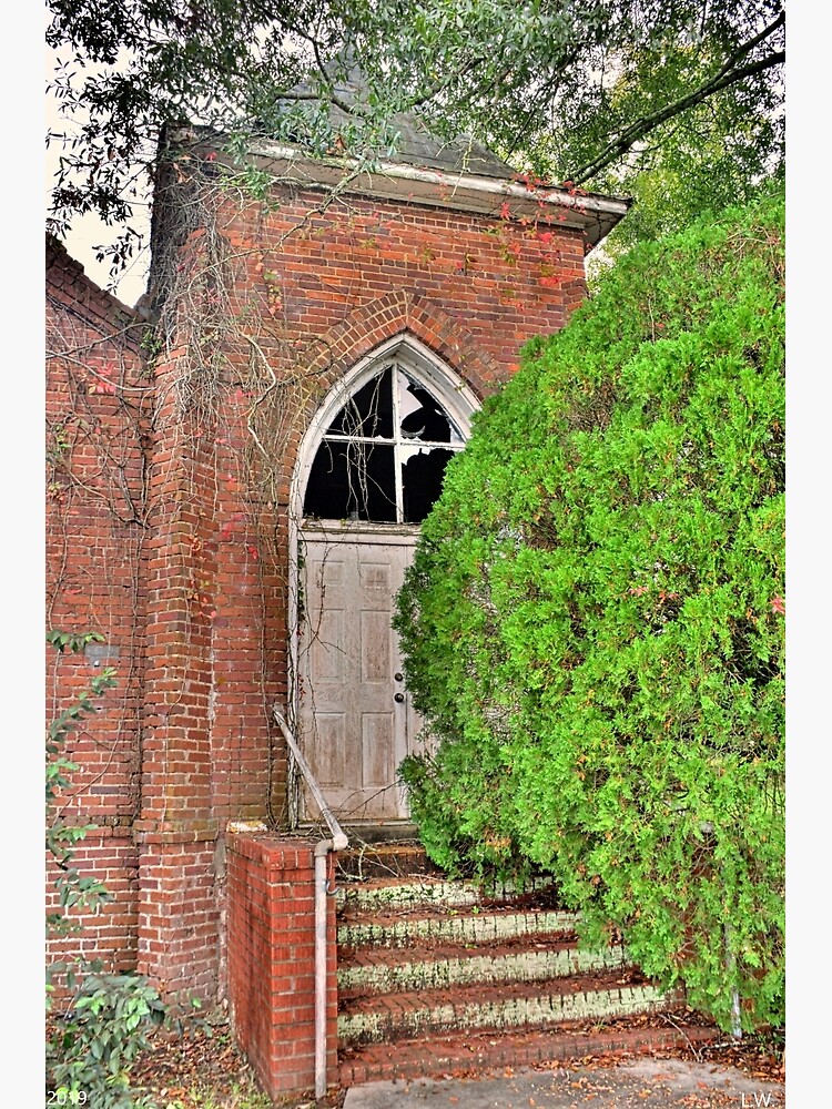 "The Entrance To The Tabernacle Baptist Church Blackville SC" Poster by