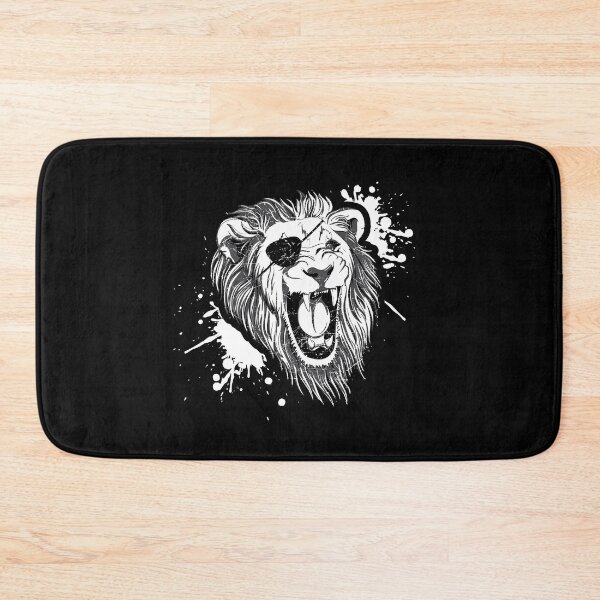 Item preview, Lion roaring lioness jungle cool design designed and sold by Mark Sukra.