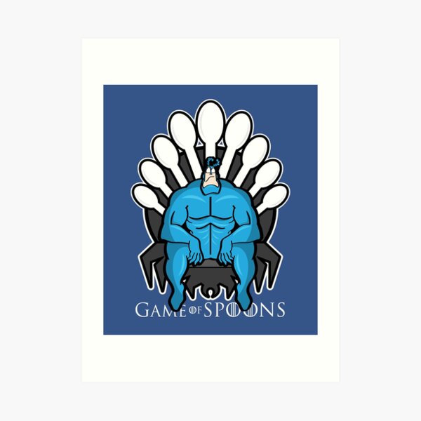 Game of Spoons Art Print