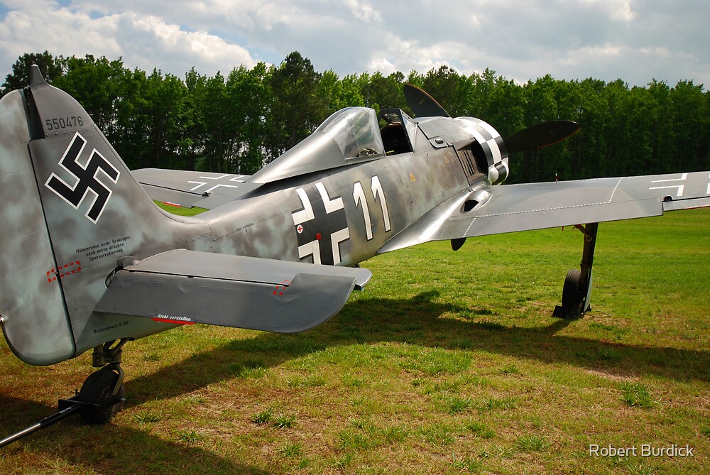 Focke Wulf Fw 190 A 6 White 11 By Robert Burdick Redbubble