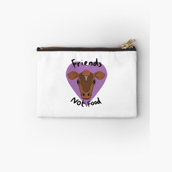 Item preview, Vegan Friends not Food cute Cow Illustration  designed and sold by MarcieGlyn.